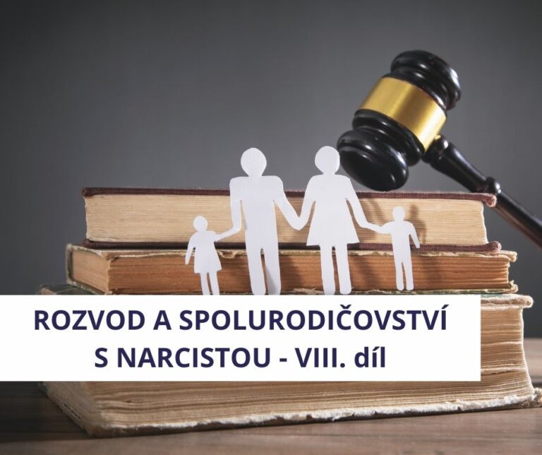 rozvod a spolurodičovství s narcistou